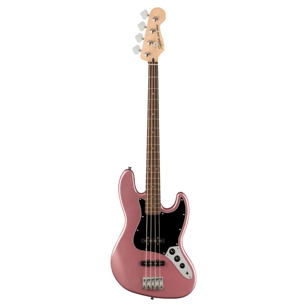 BAIXO FENDER SQ AFF JAZZ BASS BURGUNDY MIST