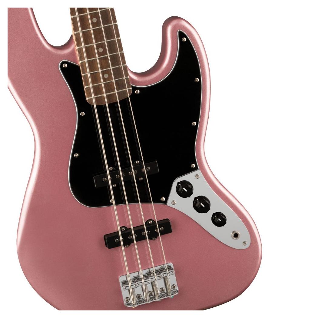 BAIXO FENDER SQ AFF JAZZ BASS BURGUNDY MIST