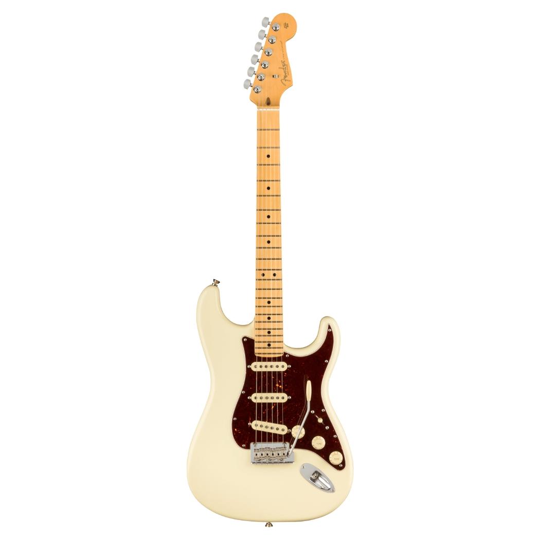 GUIT. FENDER AM PRO STRAT MN OLYMPIC WHITE