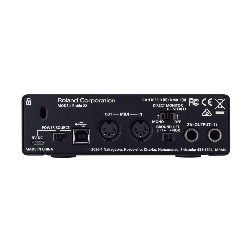 INTERFACE ROLAND USB AUDIO 2 IN / 2 OUT