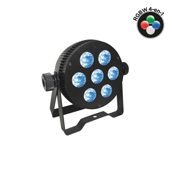 PROJ. POWER LIGHTING PAR SLIM LED 7x10W 4 EM 1