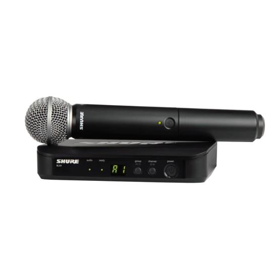SIST. S/ FIO SHURE BLX24E/SM58