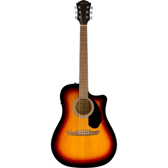 GUIT. FENDER FA-125CE Dreadnought SB WN