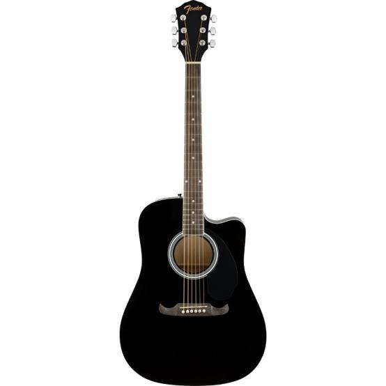 GUIT. FENDER FA-125CE Dreadnought BLK WN