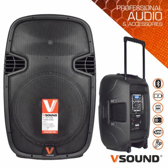 COLUNA V. SOUND PORT&Aacute;TIL VSSPORT15V